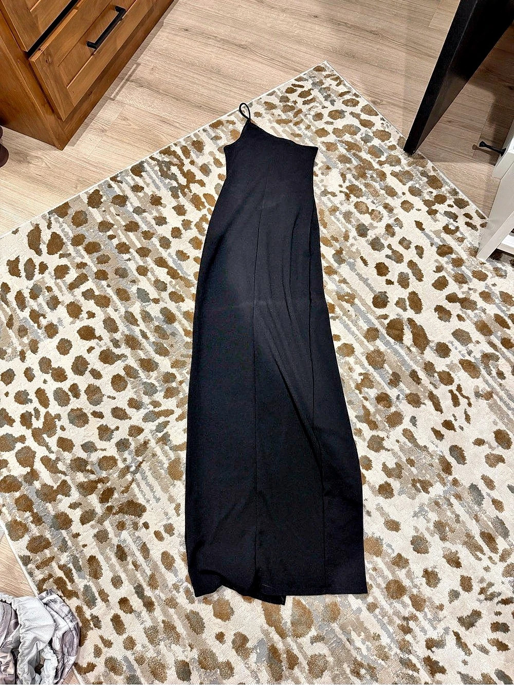 Lulus Black One-Shoulder Maxi Dress
